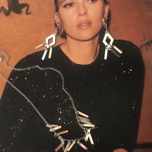 Sterling silver necklace & earrings set